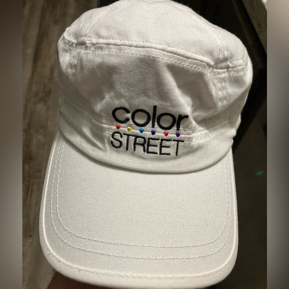 Super cute ColorStreet hat! Only worn for a few photos! Adjustable :)